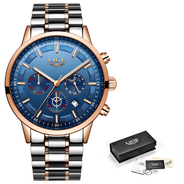 LIGE Sport Quartz Watch