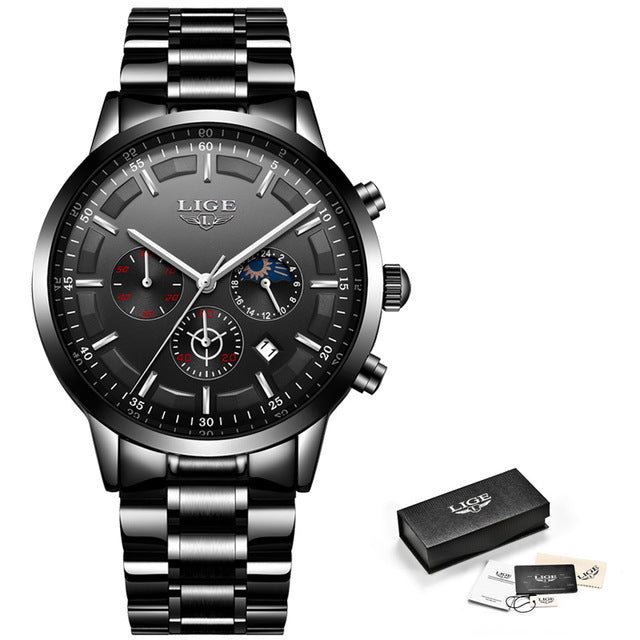 LIGE Sport Quartz Watch