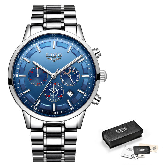 LIGE Sport Quartz Watch