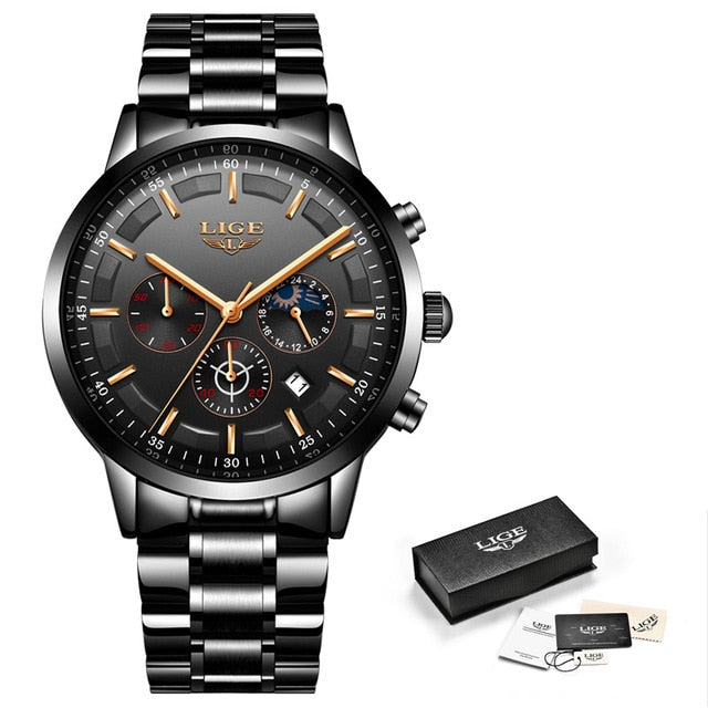 LIGE Sport Quartz Watch