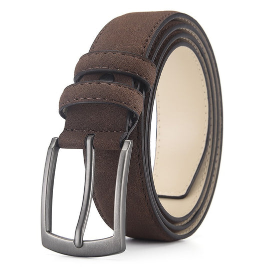 Suede Needle Buckle Belt