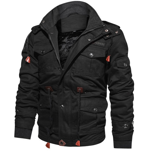 Fleece Thermal Hooded Jacket