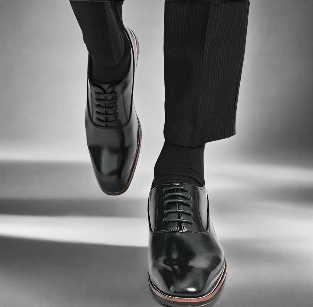 Business Lace-Up Pointed Shoes - MenzPlace
