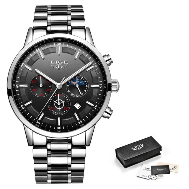 LIGE Sport Quartz Watch
