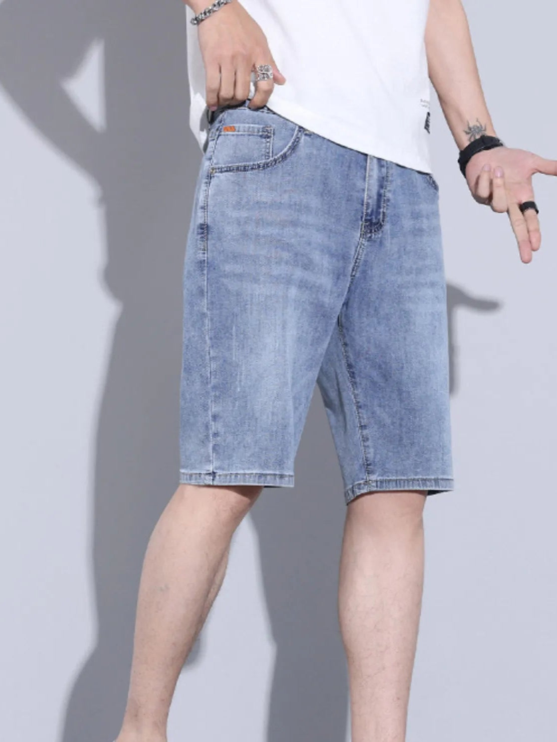 Casual Denim Shorts - MenzPlace