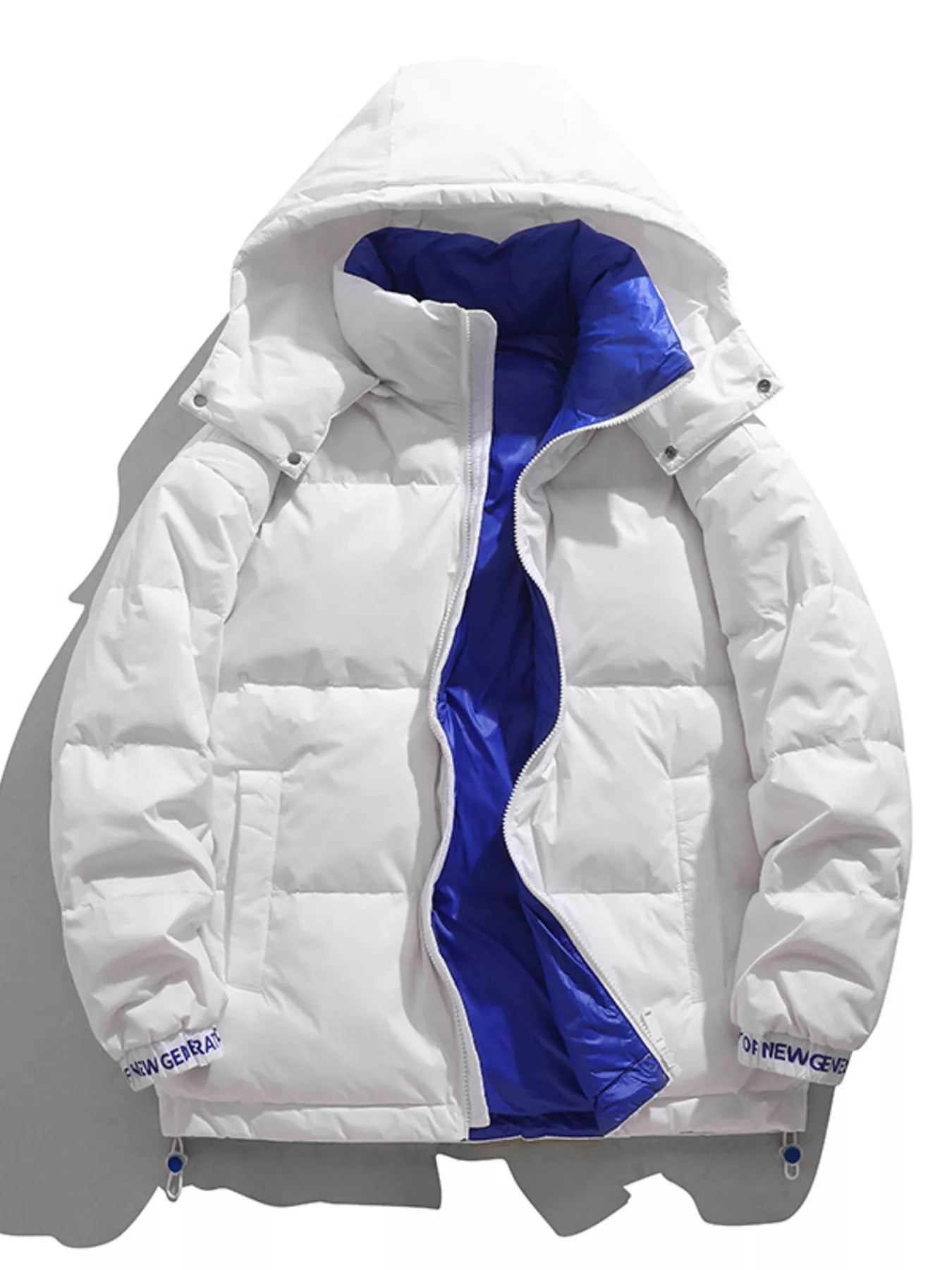 Contrast Hooded Jacket - MenzPlace