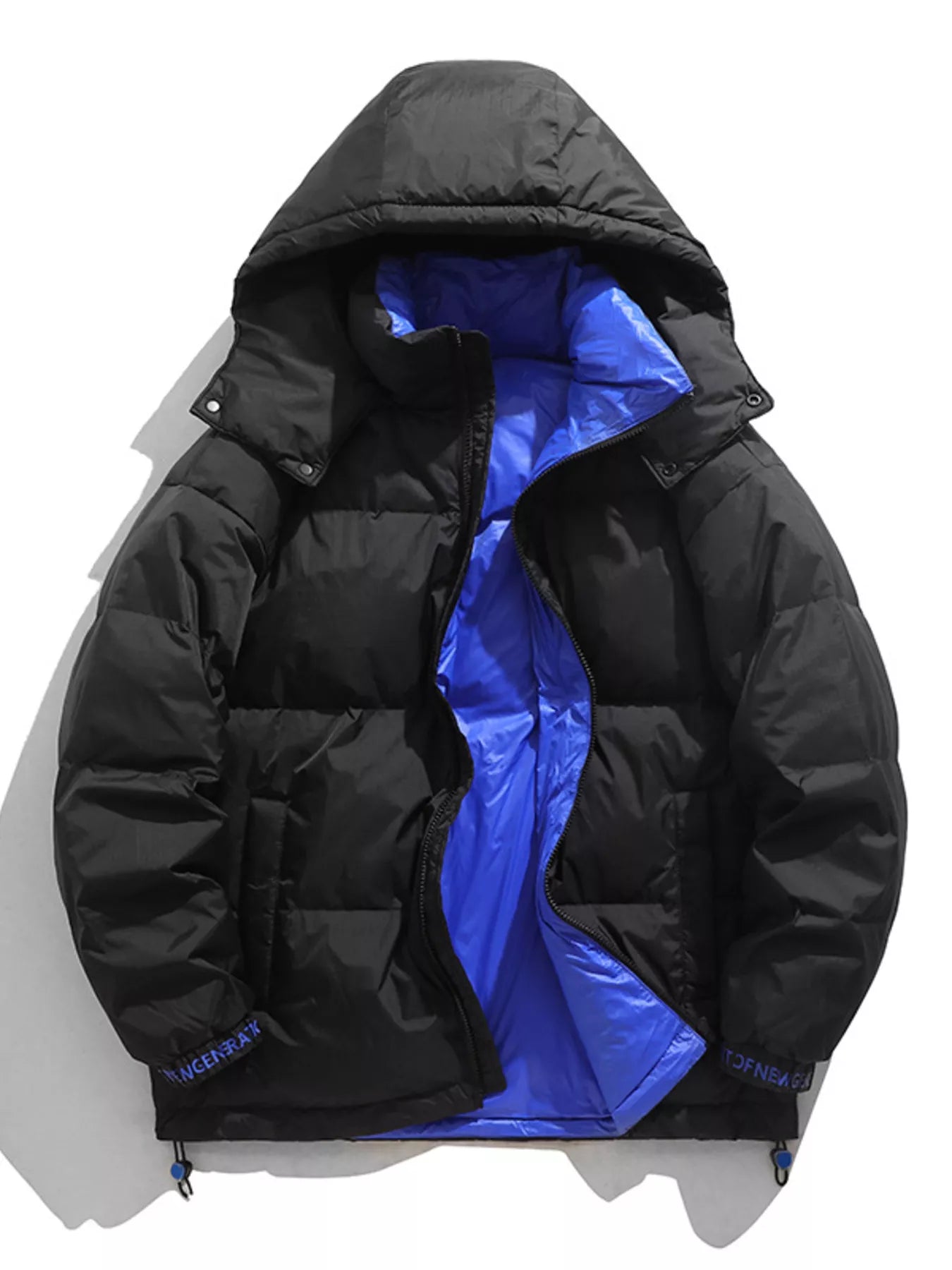 Contrast Hooded Jacket - MenzPlace