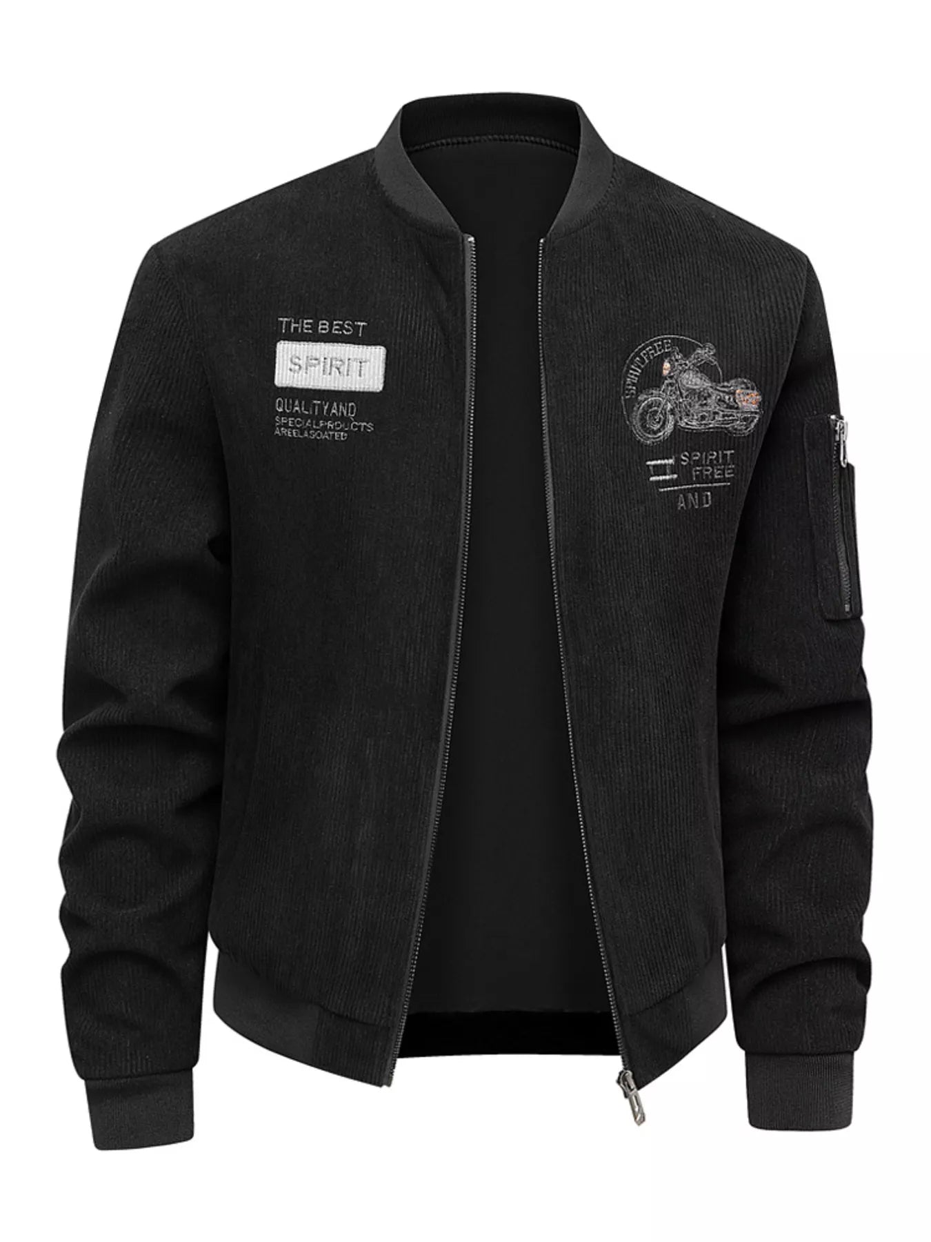 Corduroy Bomber Jacket - MenzPlace