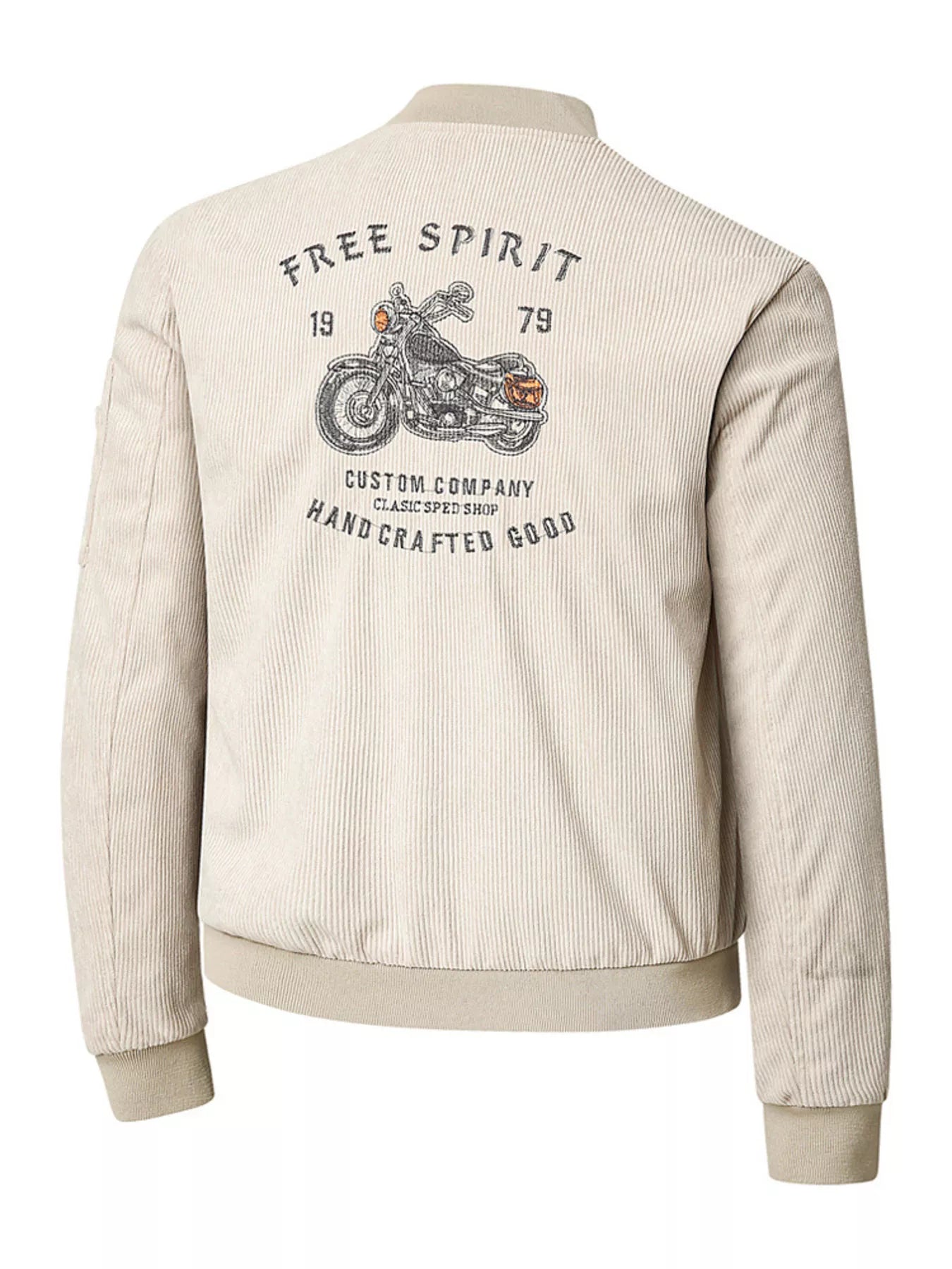 Corduroy Bomber Jacket - MenzPlace