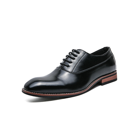 Business Lace-Up Pointed Shoes