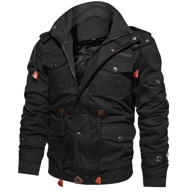 Fleece Thermal Hooded Jacket