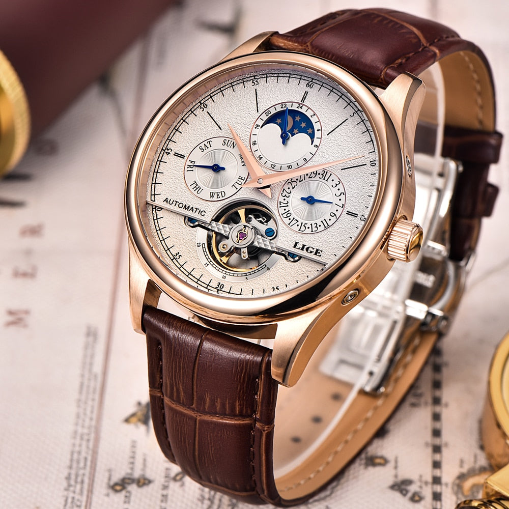 LIGE San Marino Automatic Mechanical Watch