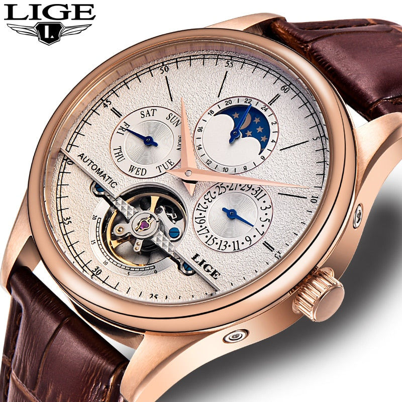 LIGE San Marino Automatic Mechanical Watch