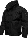 Multi Buckle Water-Resistant Jacket - MenzPlace