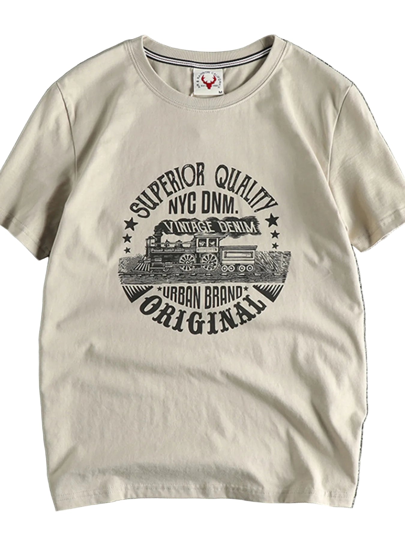 Graphic Short Sleeve T-Shirt - Plus Size - MenzPlace