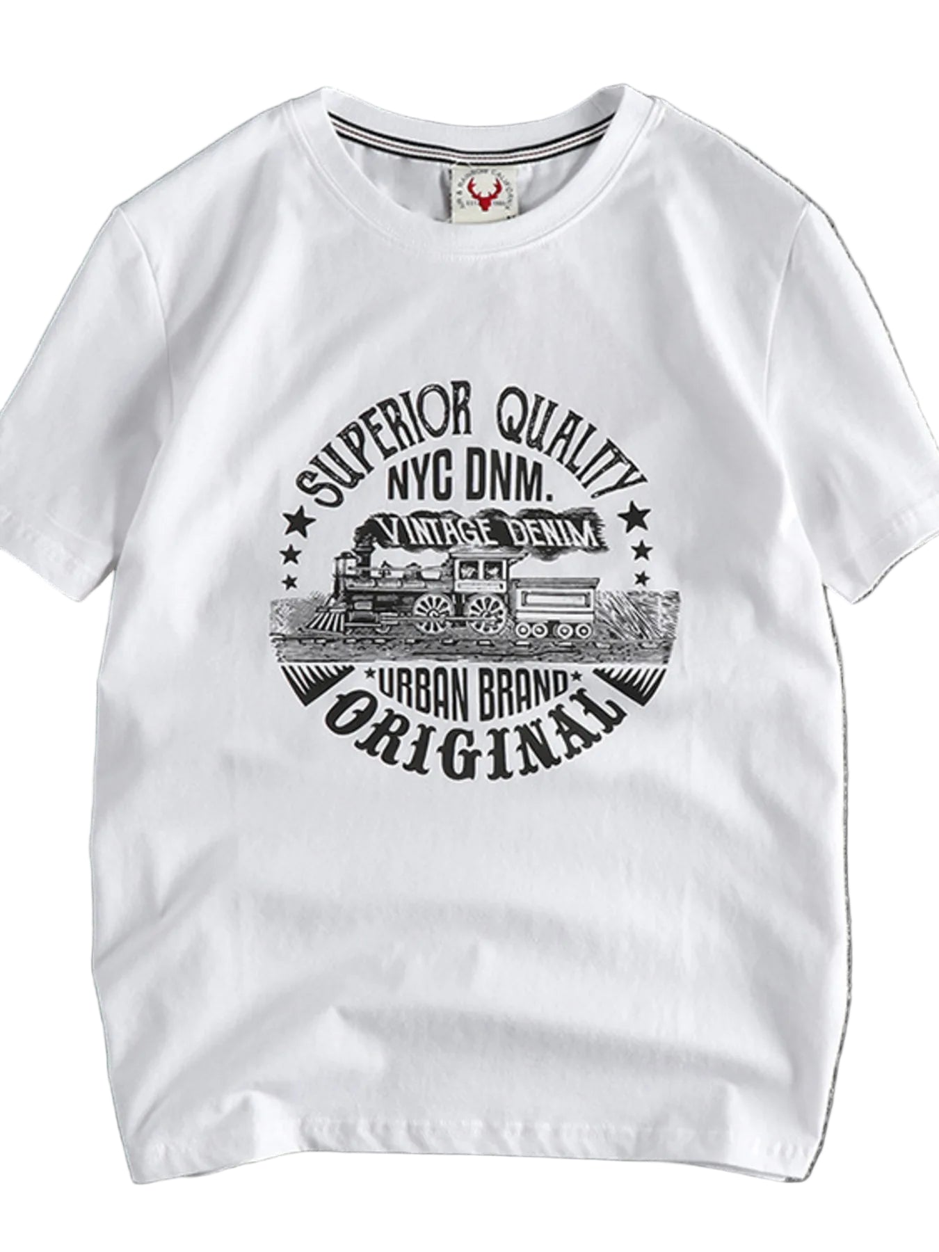 Graphic Short Sleeve T-Shirt - Plus Size - MenzPlace