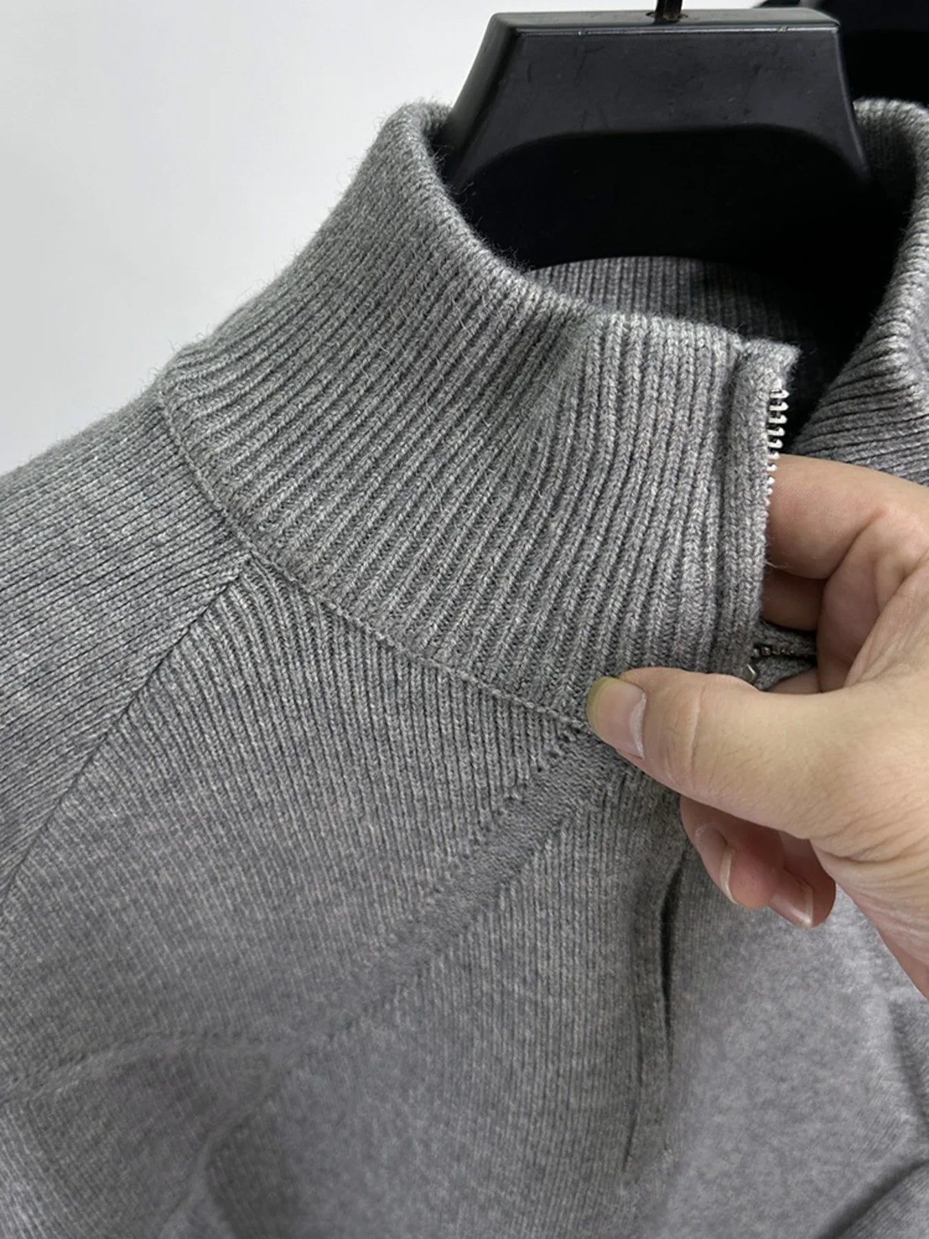Half-Zip Turtleneck Jumper - MenzPlace