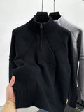 Half-Zip Turtleneck Jumper - MenzPlace