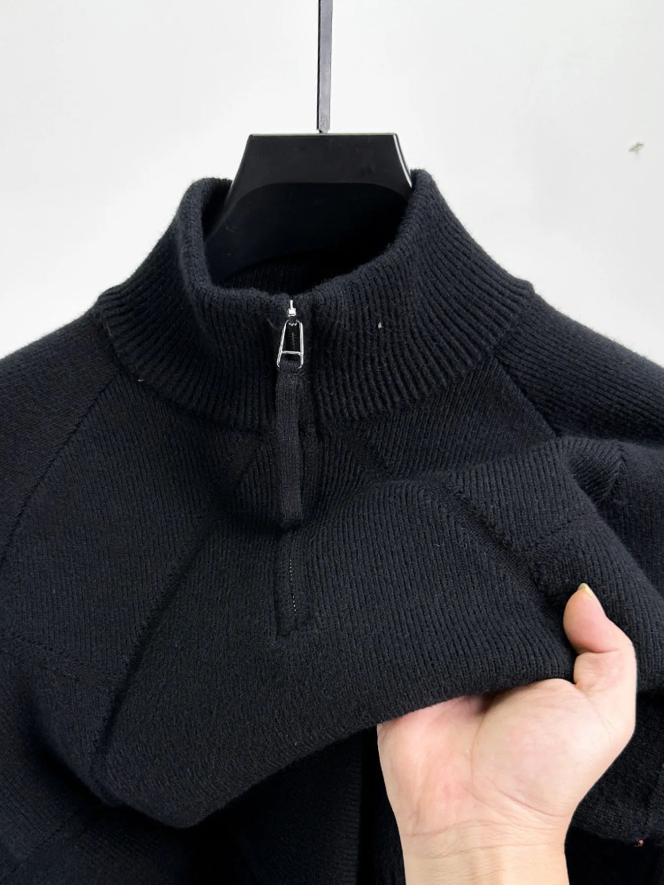 Half-Zip Turtleneck Jumper - MenzPlace