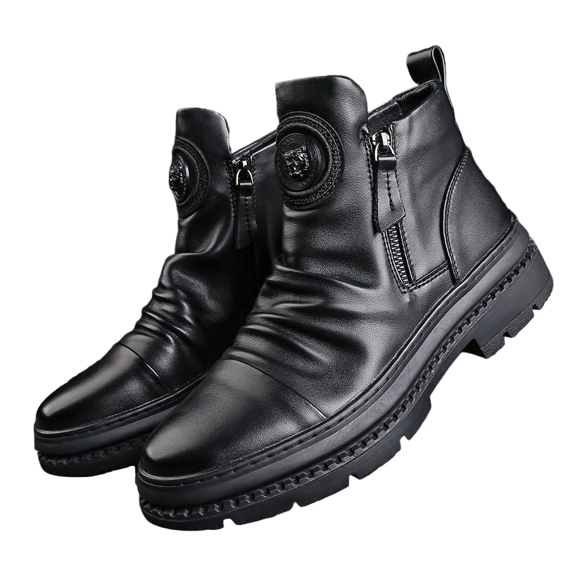 Korean Inspired Street Style - Martin Boots - MenzPlace