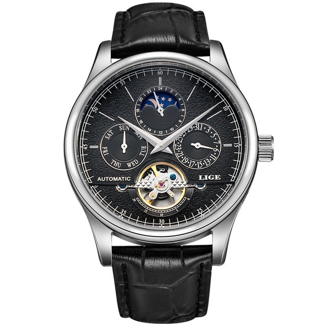 LIGE San Marino Automatic Mechanical Watch - MenzPlace