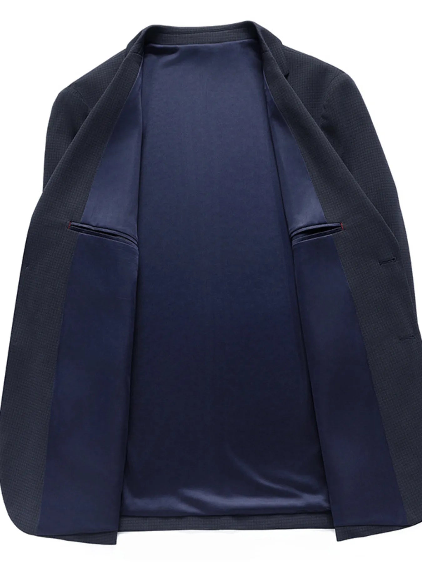 Lapel Collar Long Sleeve Blazer - MenzPlace