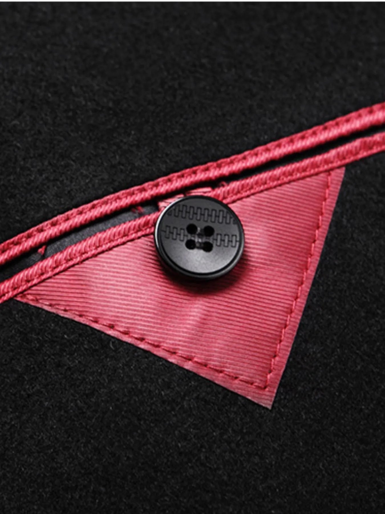 Long Sleeve Wool Outerwear - Plus Size - MenzPlace