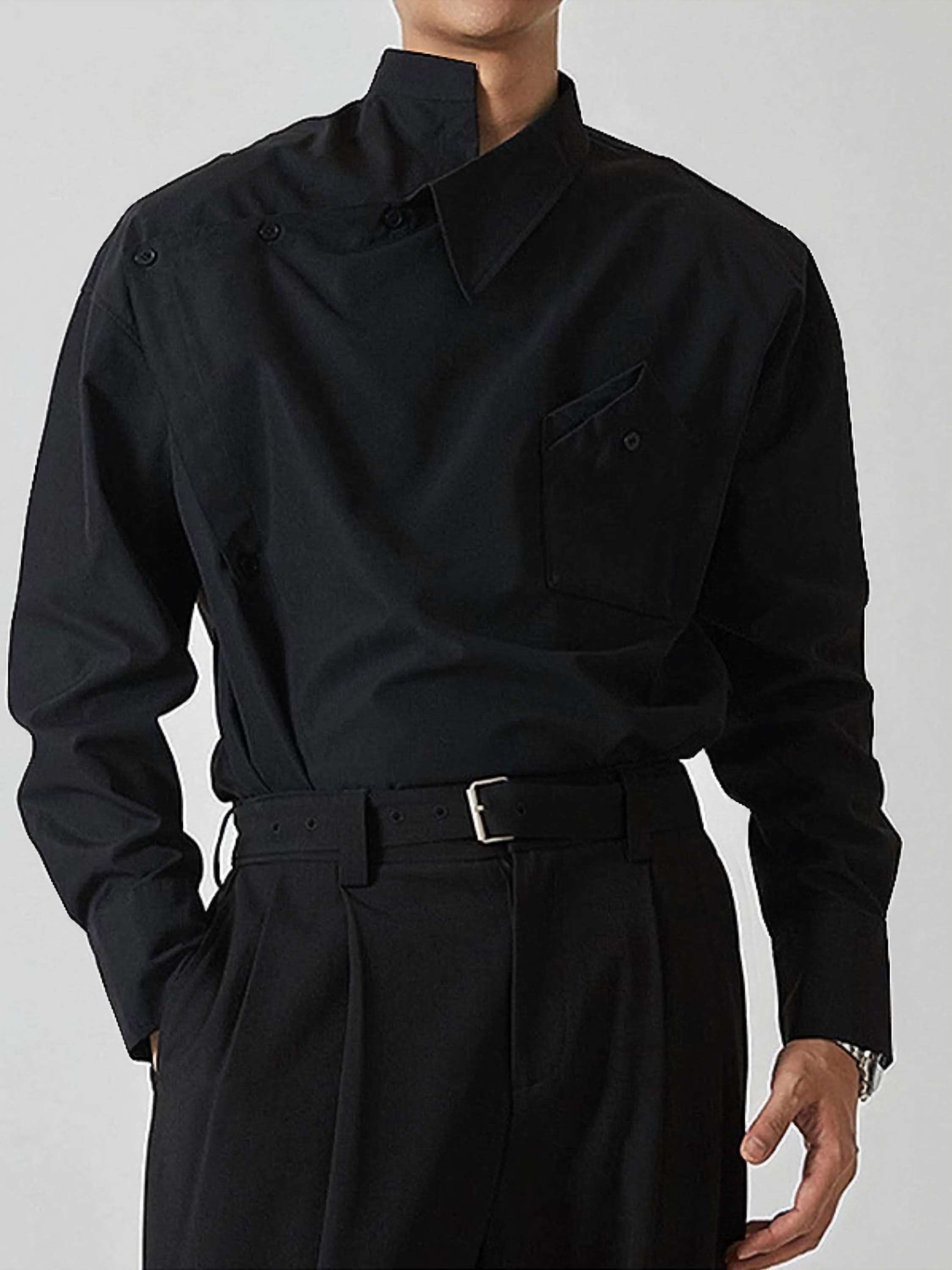 Asymmetrical Long Sleeve - Shirt