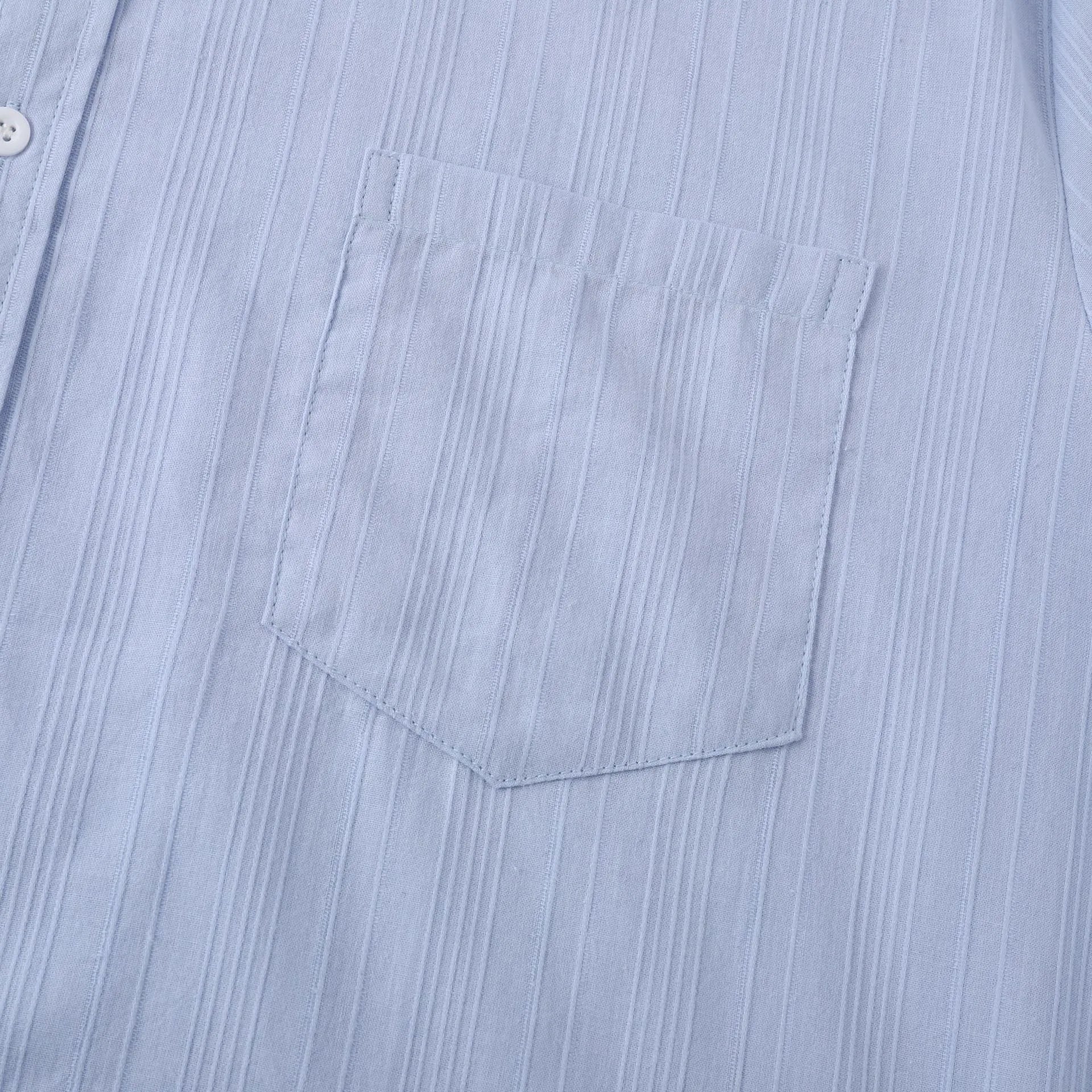 Short Sleeve Shirt with Chest Pocket - MenzPlace