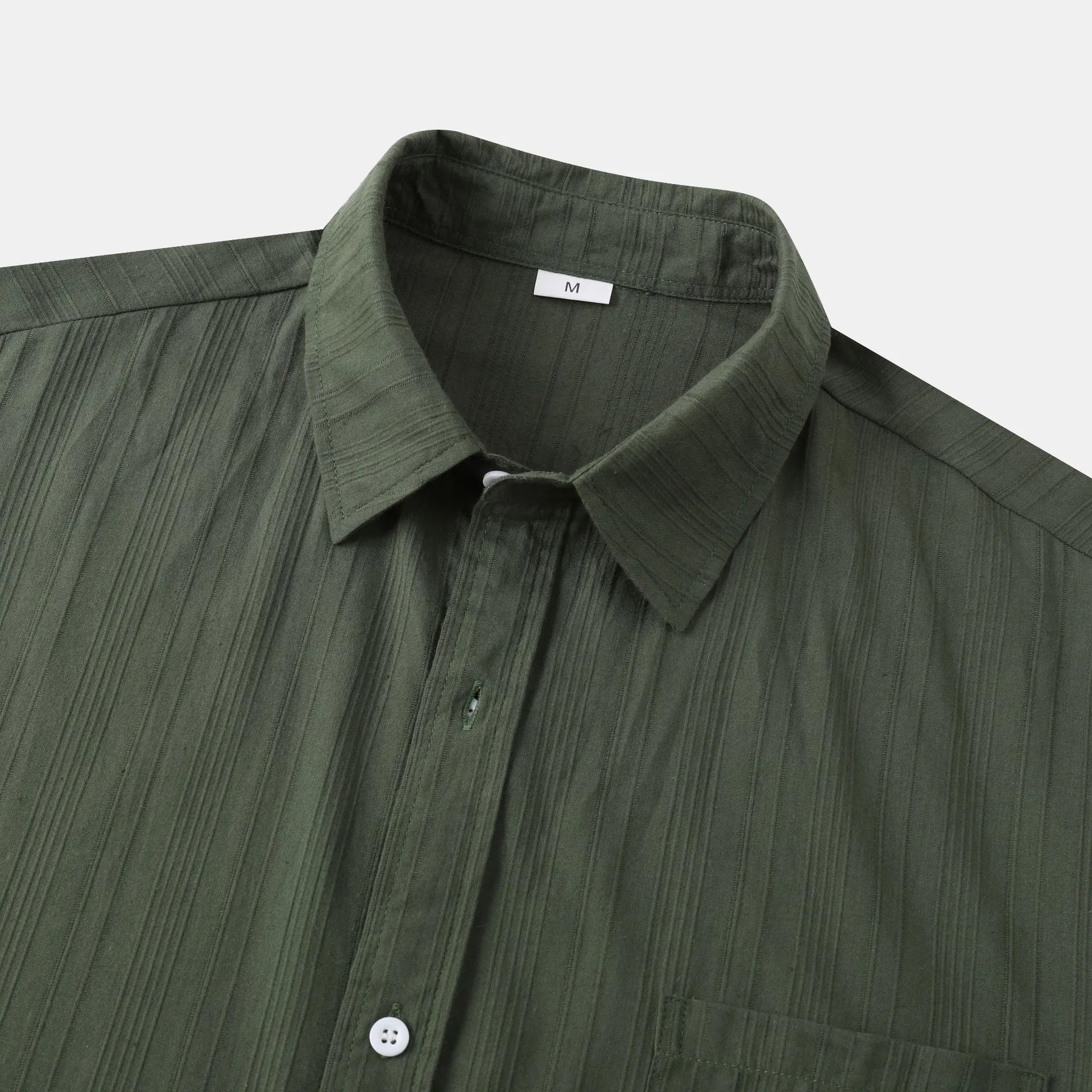 Short Sleeve Shirt with Chest Pocket - MenzPlace