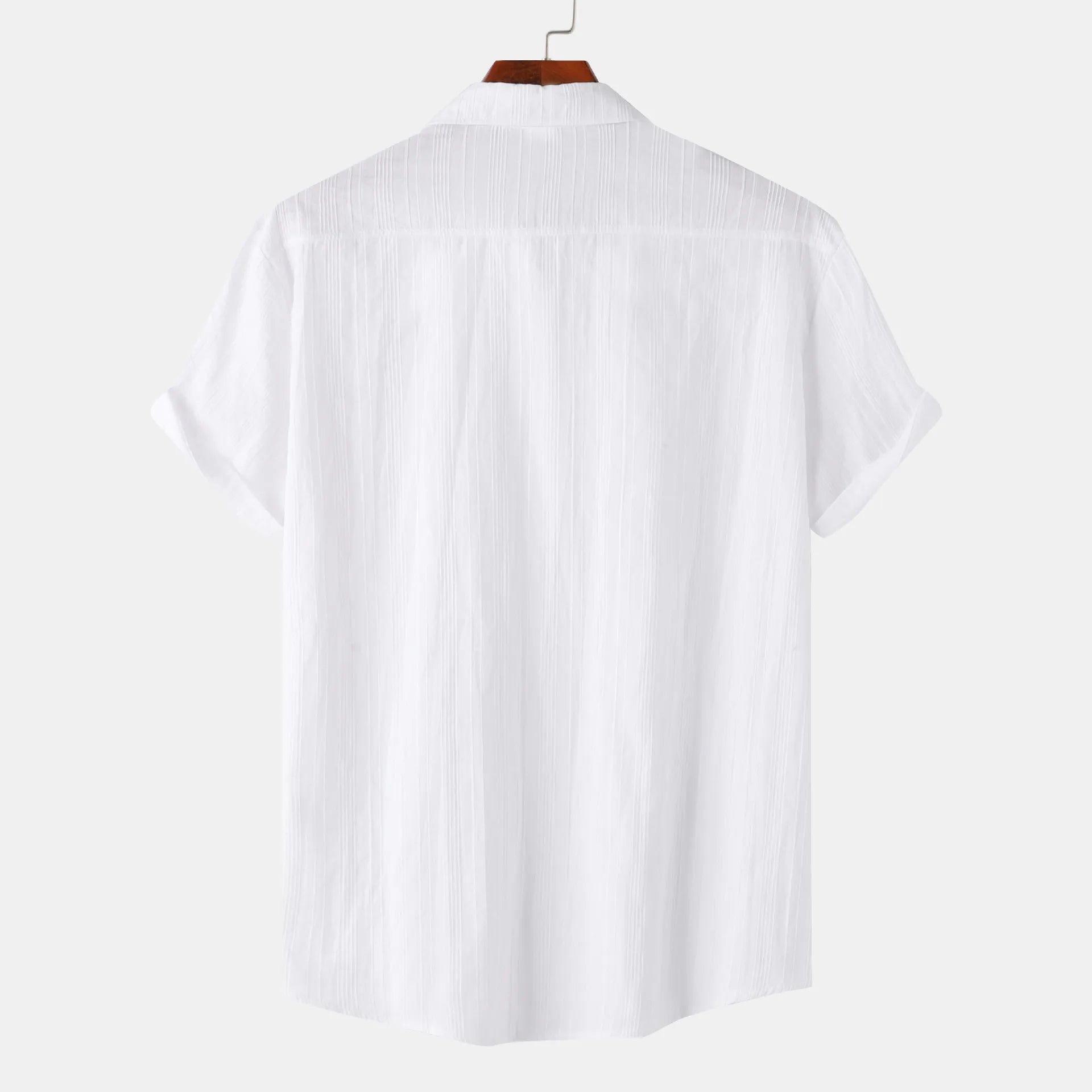 Short Sleeve Shirt with Chest Pocket - MenzPlace
