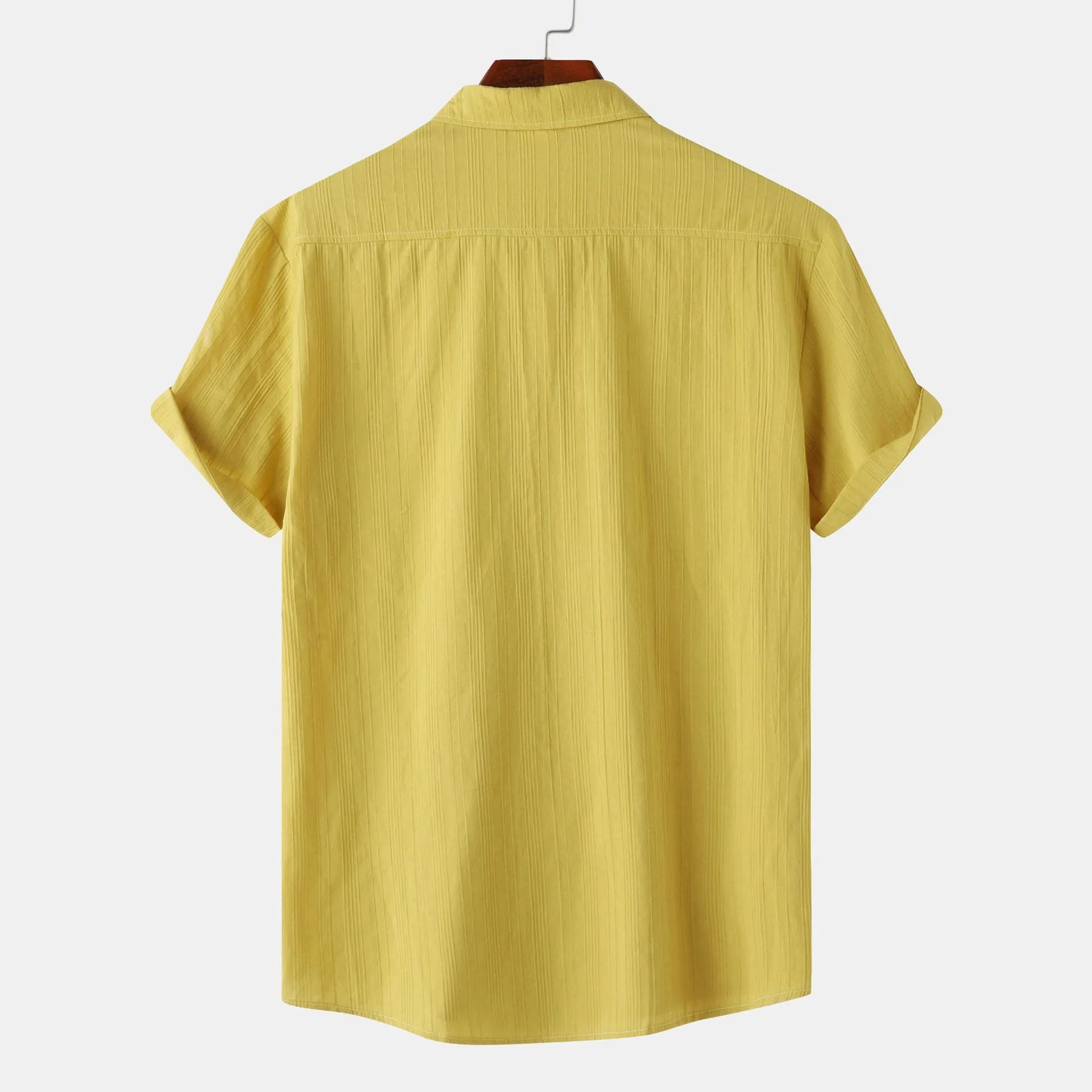 Short Sleeve Shirt with Chest Pocket - MenzPlace