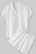 Short Sleeve Shirt and Shorts Set - MenzPlace