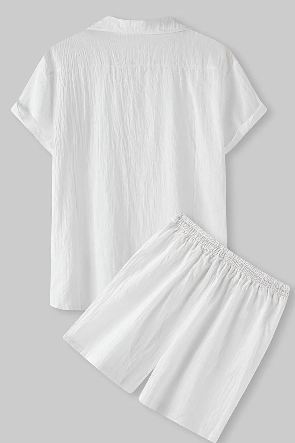 Short Sleeve Shirt and Shorts Set - MenzPlace
